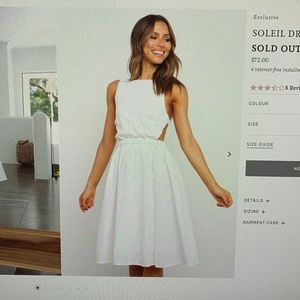 Petal and Pup White Soleil Dress Size 4